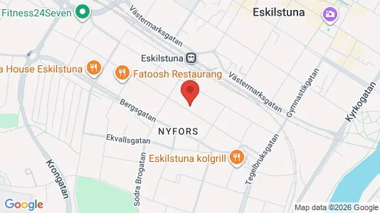 Lägenheter att hyra i Eskilstuna - kort over placeringen
