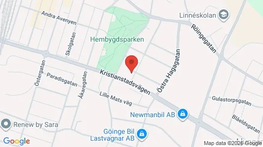 Bostadsrätter till salu i Hässleholm - kort over placeringen