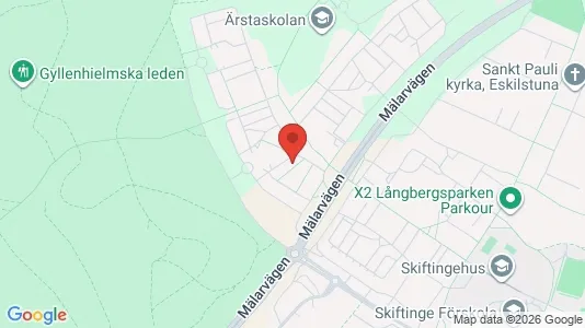 Lägenheter att hyra i Eskilstuna - kort over placeringen