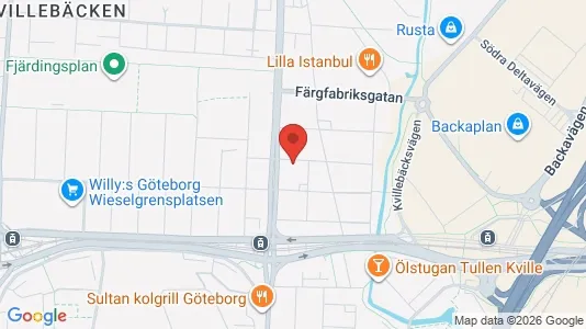 Lägenheter till salu i Lundby - kort over placeringen