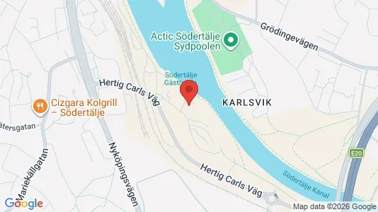 Lägenheter till salu i Södertälje - kort over placeringen