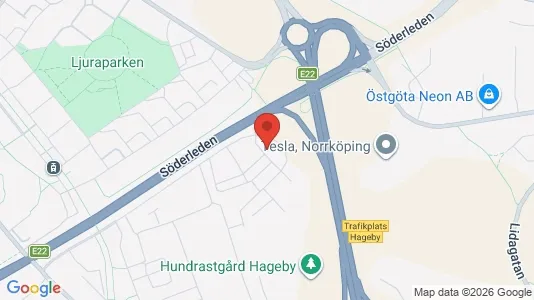 Lägenheter att hyra i Norrköping - kort over placeringen