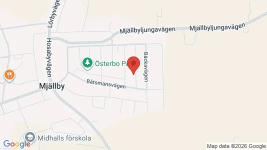 Lägenheter att hyra i Sölvesborg - kort over placeringen