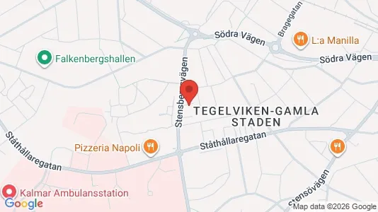 Lägenheter till salu i Kalmar - kort over placeringen