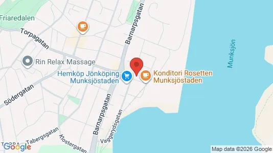 Lägenheter till salu i Jönköping - kort over placeringen