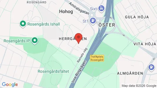 Lägenheter att hyra i Rosengård - kort over placeringen