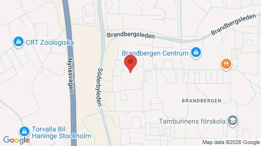 Lägenheter till salu i Haninge - kort over placeringen