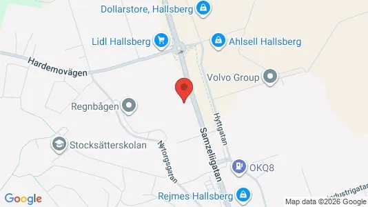 Lägenheter att hyra i Hallsberg - Bild från Google Street View