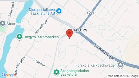 Lägenheter att hyra i Eskilstuna - kort over placeringen