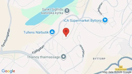 Lägenheter till salu i Borås - kort over placeringen