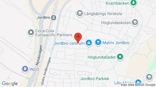 Lägenheter att hyra i Haninge - kort over placeringen