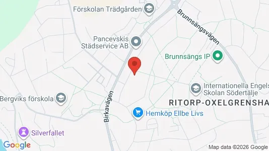 Lägenheter att hyra i Södertälje - kort over placeringen