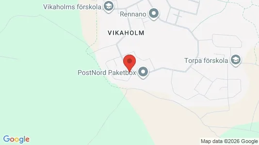 Bostadsrätter till salu i Växjö - kort over placeringen