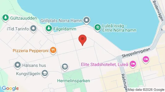 Lägenheter till salu i Luleå - kort over placeringen