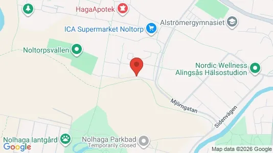Lägenheter att hyra i Alingsås - kort over placeringen