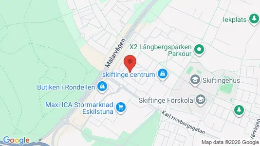 Lägenheter att hyra i Eskilstuna - kort over placeringen