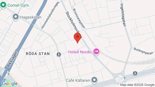 Lägenheter att hyra i Norrköping - kort over placeringen