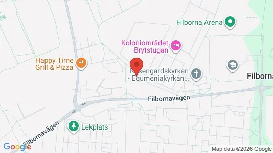 Bostadsrätter till salu i Helsingborg - kort over placeringen
