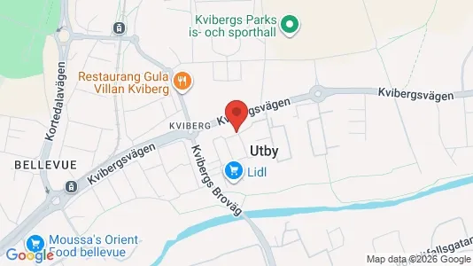 Bostadsrätter till salu i Göteborg Östra - kort over placeringen