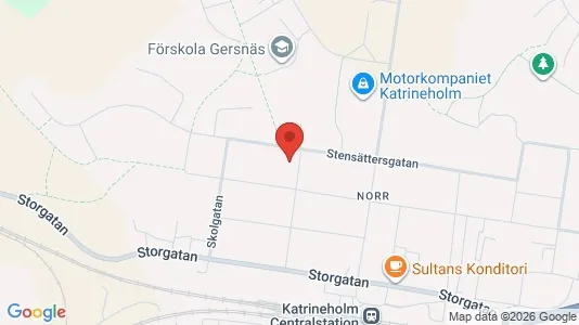 Lägenheter att hyra i Katrineholm - kort over placeringen