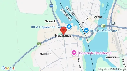 Lägenheter att hyra i Haparanda - Bild från Google Street View