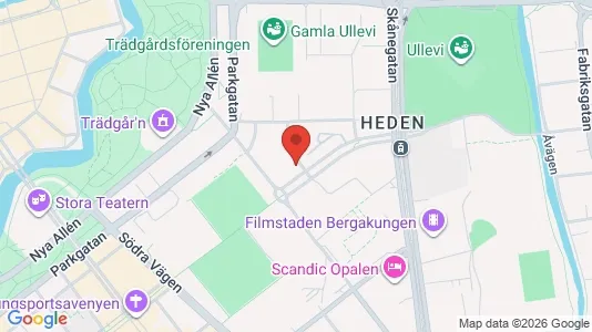 Lägenheter till salu i Göteborg Centrum - kort over placeringen