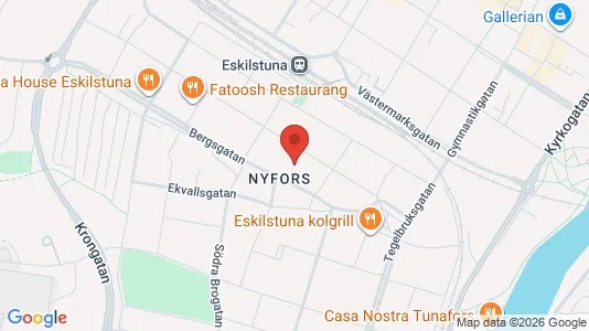 Lägenheter att hyra i Eskilstuna - kort over placeringen