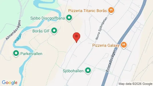 Lägenheter till salu i Borås - kort over placeringen