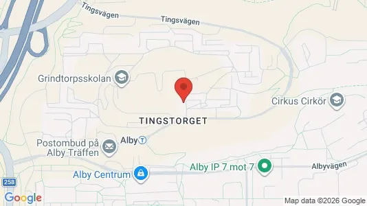 Bostadsrätter till salu i Botkyrka - kort over placeringen