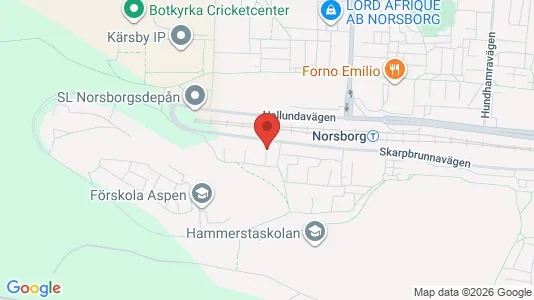 Bostadsrätter till salu i Botkyrka - kort over placeringen