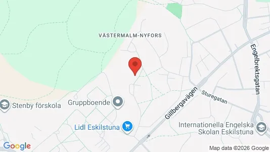 Lägenheter att hyra i Eskilstuna - kort over placeringen