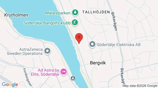 Lägenheter till salu i Södertälje - kort over placeringen