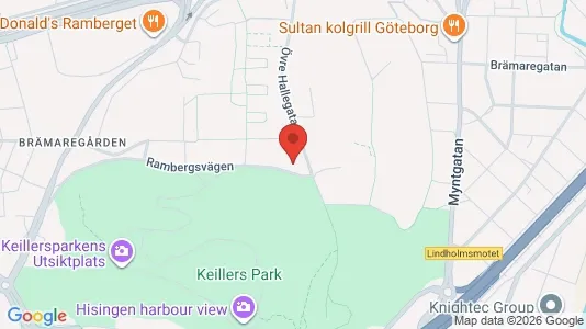 Lägenheter till salu i Lundby - kort over placeringen