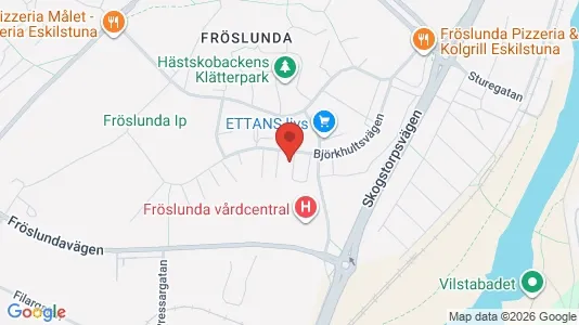 Lägenheter att hyra i Eskilstuna - kort over placeringen