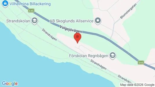 Lägenheter att hyra i Vilhelmina - kort over placeringen