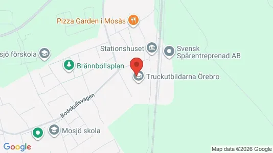 Lägenheter till salu i Örebro - kort over placeringen