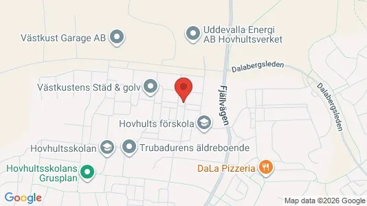 Lägenheter att hyra i Uddevalla - kort over placeringen