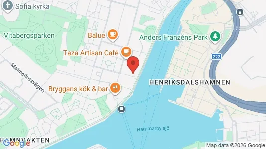 Lägenheter till salu i Södermalm - kort over placeringen