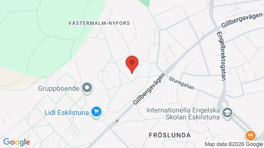 Lägenheter att hyra i Eskilstuna - kort over placeringen