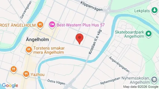 Lägenheter att hyra i Ängelholm - kort over placeringen