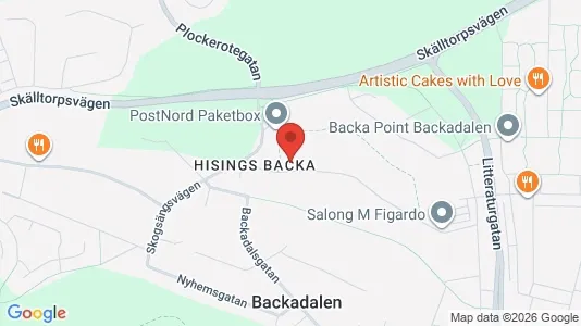 Lägenheter till salu i Norra hisingen - kort over placeringen