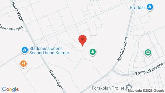 Lägenheter till salu i Kalmar - kort over placeringen