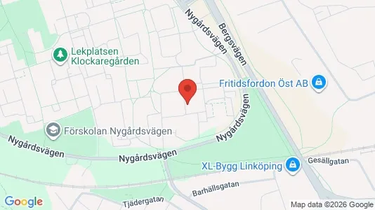 Lägenheter att hyra i Linköping - kort over placeringen