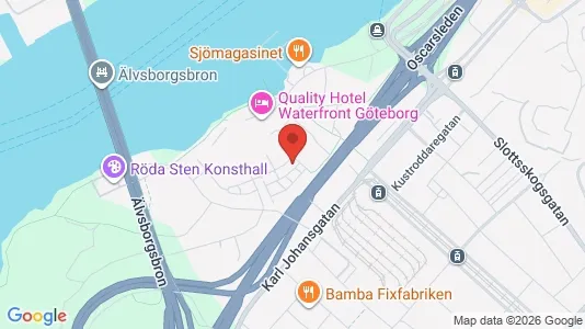 Lägenheter till salu i Majorna-Linné - kort over placeringen