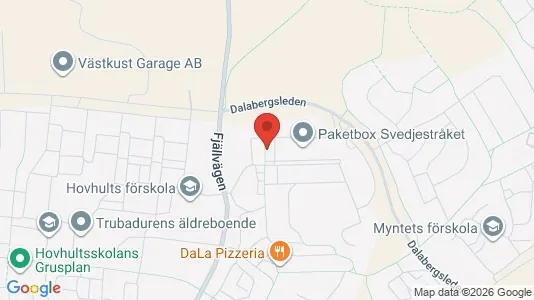 Bostadsrätter till salu i Uddevalla - kort over placeringen