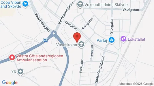 Bostadsrätter till salu i Vasastan - kort over placeringen