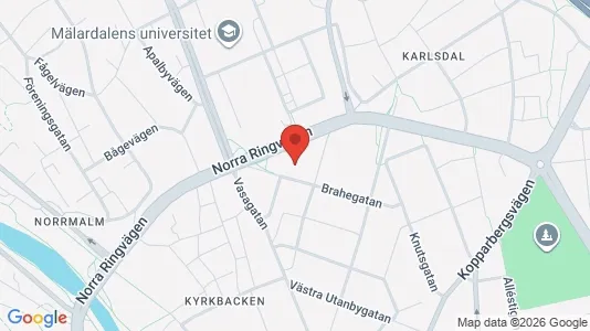 Lägenheter till salu i Västerås - kort over placeringen
