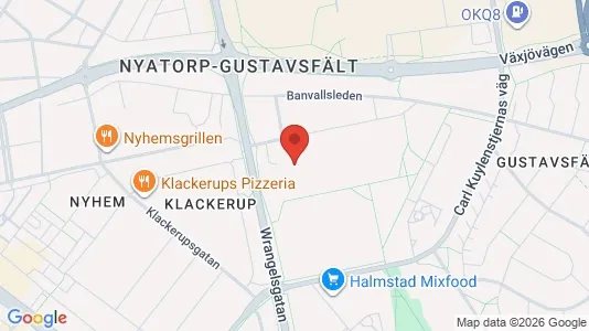 Bostadsrätter till salu i Halmstad - Bild från Google Street View