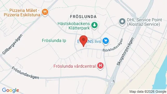 Lägenheter att hyra i Eskilstuna - kort over placeringen