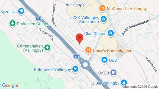Lägenheter till salu i Västerort - kort over placeringen